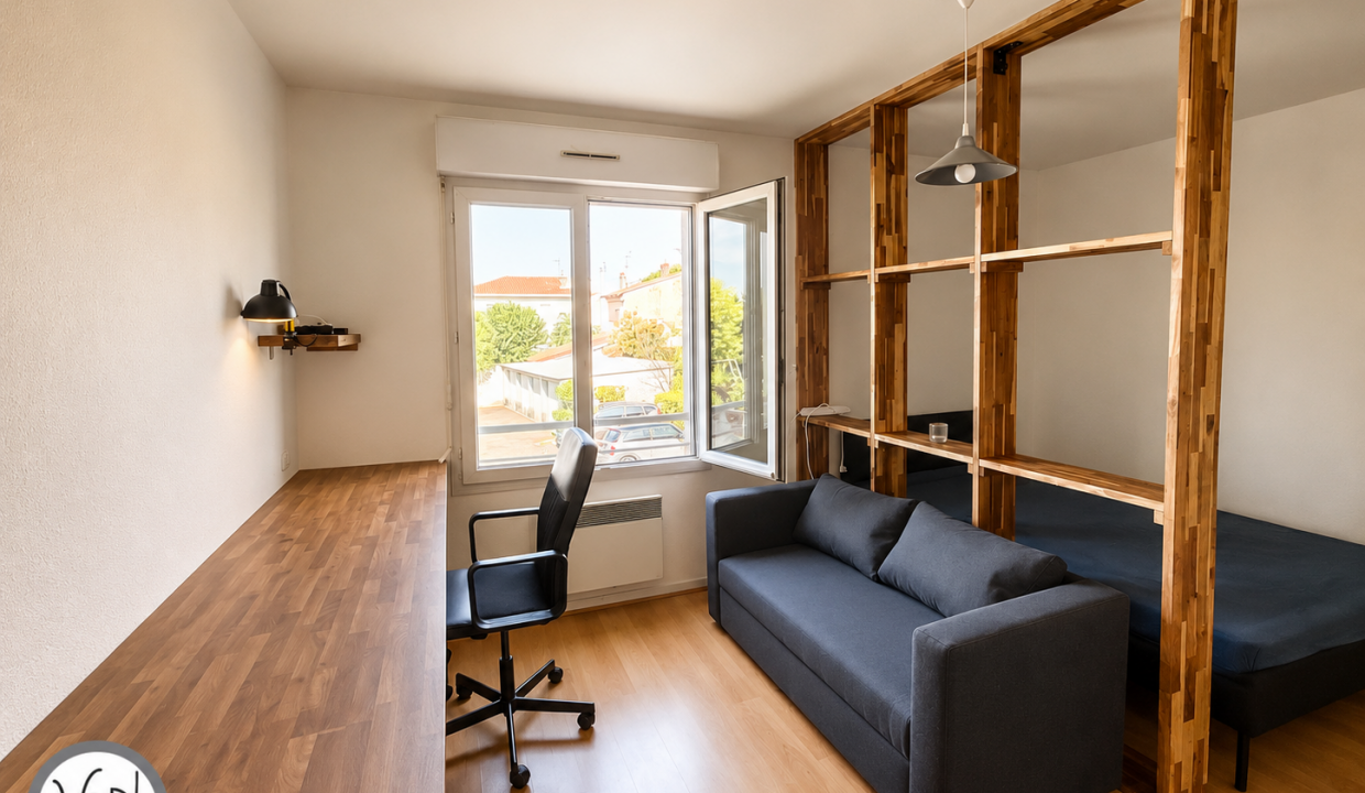 Locatrion T1 Bordeaux Meublé 1 (8)